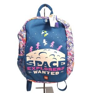 LEGO Space Kids Backpack School Book Bag 16" NWT Space Explorers Wanted